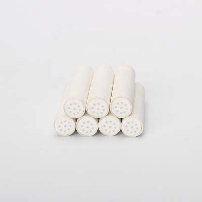 Standard size 8mm/9mm custom logo printing good quality cigarette smoking filter tips with 9 holes ceramic caps