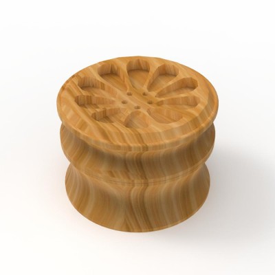 OEM wooden herb grinder 2 pieces tobacco grinder weed accessories