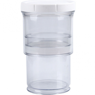 New design airtight herb container plastic smell proof stash jar storage case