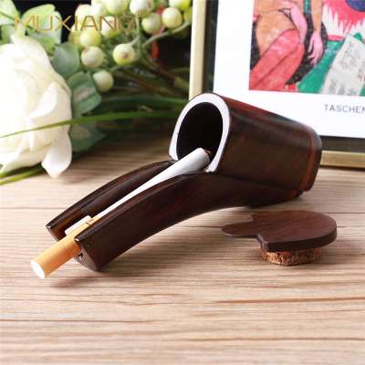 MUXIANG indoor and outdoor durable Eco-friendly enbony Cigarette smoking ashtray