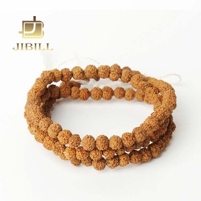 2018  5mm 108 Piece Reddish Rudraksha Bracelets  Mala Muslim Beads