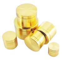 Home kitchen accessories gold weed grinder tobacco grinder weed accessories