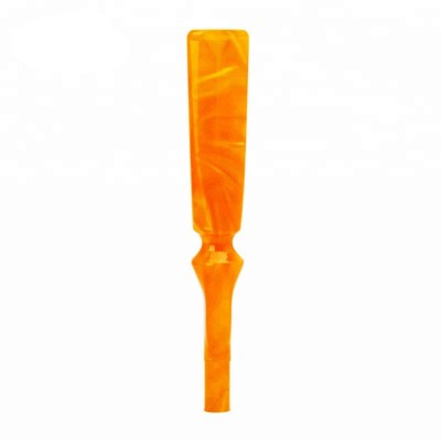 Amber Orange Color Bent Pipe Mouth Piece Be0087